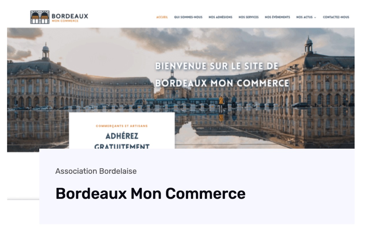 Bordeaux Mon Commerce — projet livré par Hyacinthe N'Goma (Orizon Group Services)